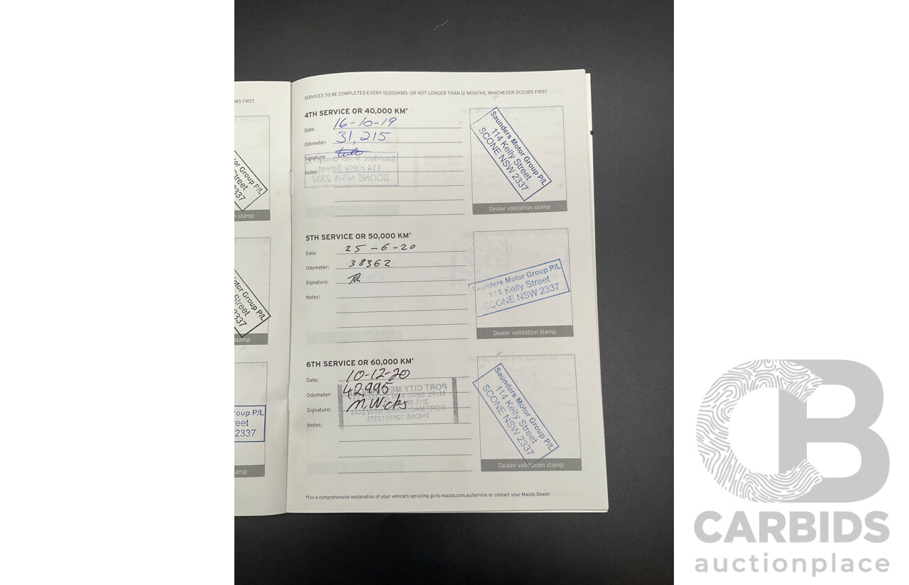 01/2017 Mazda CX-5 Maxx Sport (AWD) MY17 4d Wagon Soul Red Crystal Metallic Turbo Diesel 2.2L