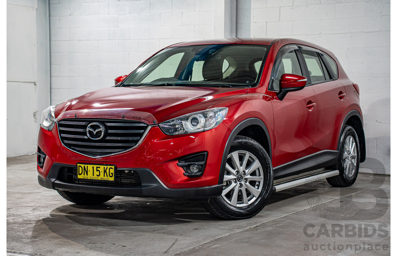 01/2017 Mazda CX-5 Maxx Sport (AWD) MY17 4d Wagon Soul Red Crystal Metallic Turbo Diesel 2.2L
