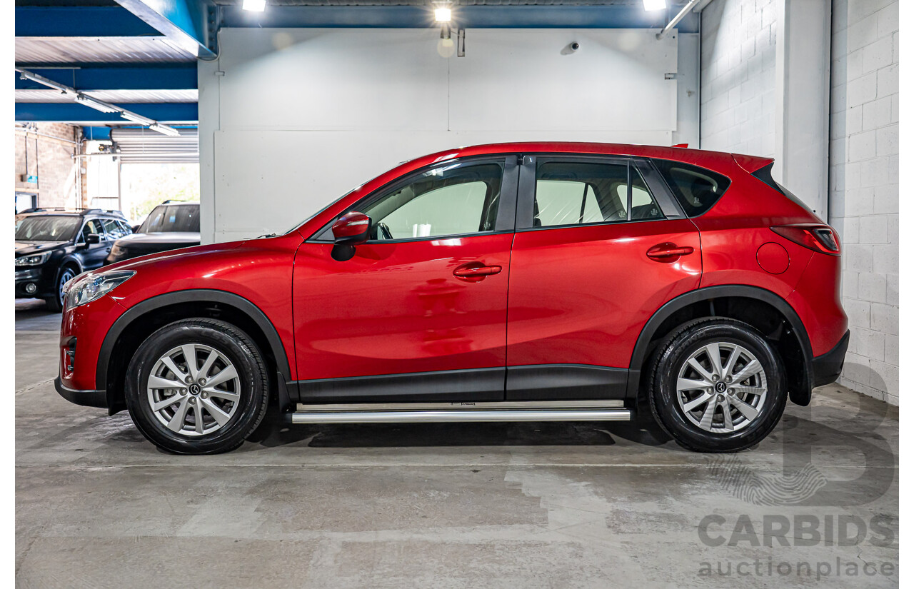 01/2017 Mazda CX-5 Maxx Sport (AWD) MY17 4d Wagon Soul Red Crystal Metallic Turbo Diesel 2.2L