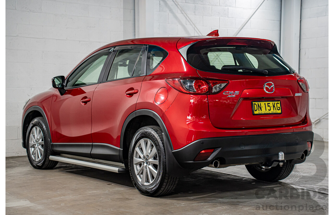 01/2017 Mazda CX-5 Maxx Sport (AWD) MY17 4d Wagon Soul Red Crystal Metallic Turbo Diesel 2.2L