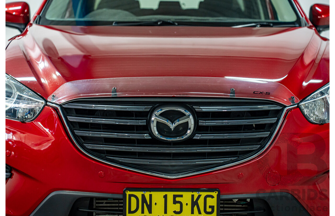 01/2017 Mazda CX-5 Maxx Sport (AWD) MY17 4d Wagon Soul Red Crystal Metallic Turbo Diesel 2.2L