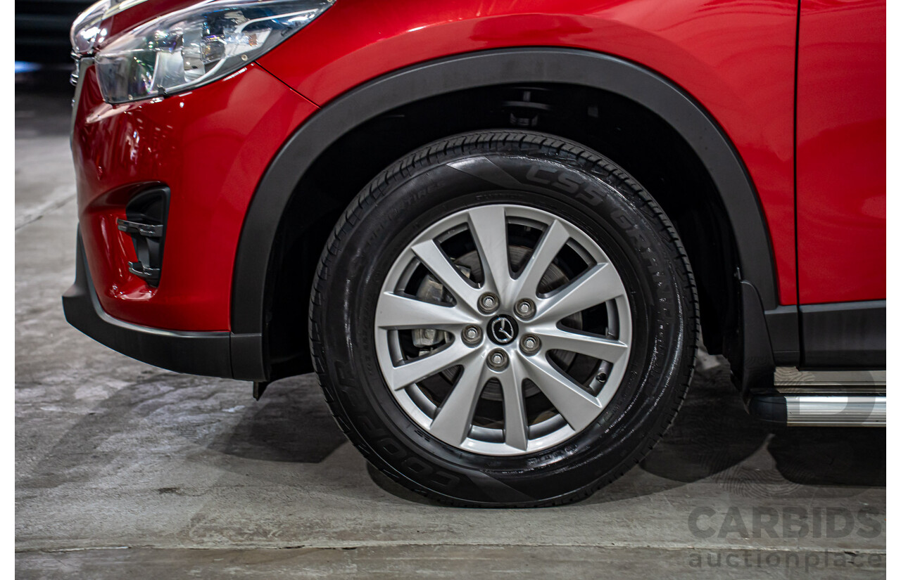 01/2017 Mazda CX-5 Maxx Sport (AWD) MY17 4d Wagon Soul Red Crystal Metallic Turbo Diesel 2.2L