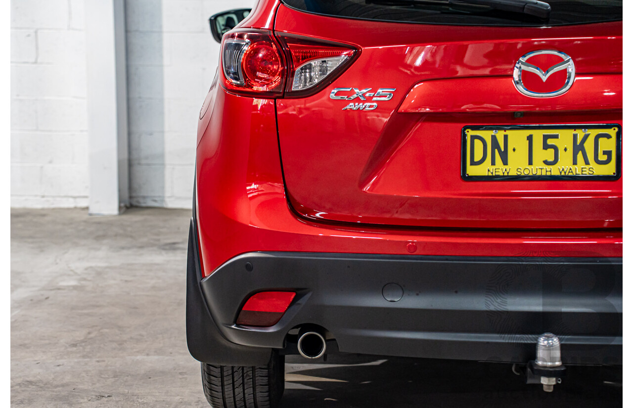 01/2017 Mazda CX-5 Maxx Sport (AWD) MY17 4d Wagon Soul Red Crystal Metallic Turbo Diesel 2.2L