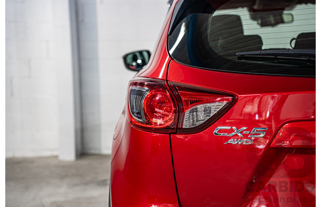 01/2017 Mazda CX-5 Maxx Sport (AWD) MY17 4d Wagon Soul Red Crystal Metallic Turbo Diesel 2.2L