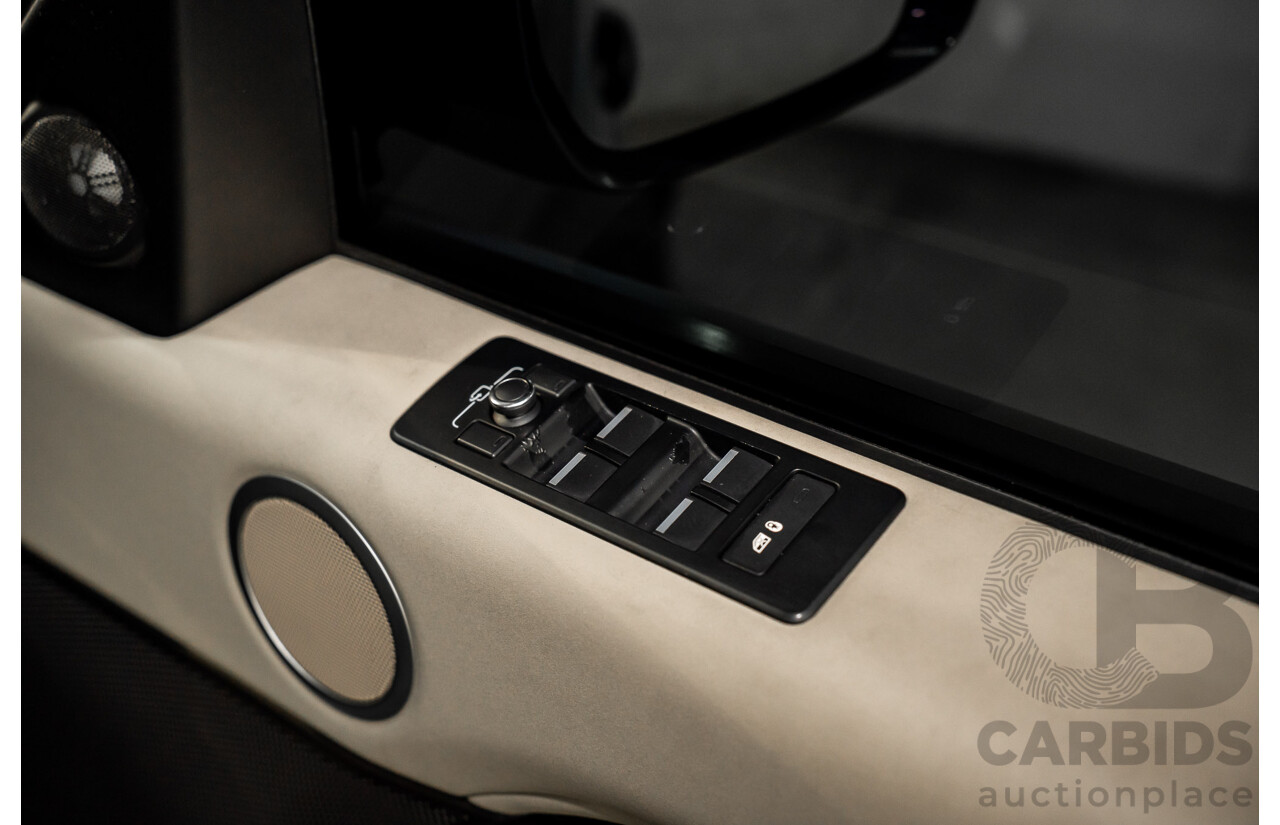 11/2018 Land Rover Discovery SD4 SE (177kW 4WD) L462 MY19 4d Wagon Silicon Silver Metallic (Matt Black Wrap) Turbo Diesel 2.0L