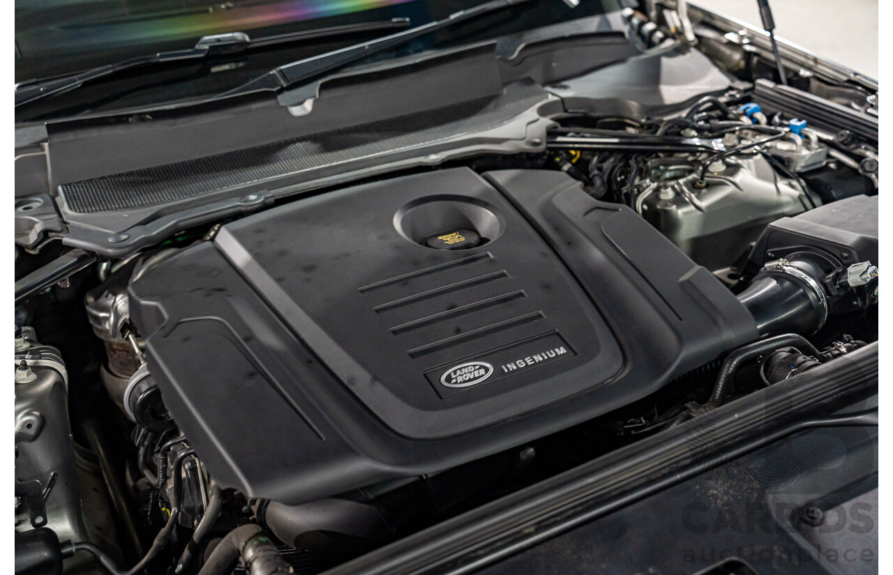 11/2018 Land Rover Discovery SD4 SE (177kW 4WD) L462 MY19 4d Wagon Silicon Silver Metallic (Matt Black Wrap) Turbo Diesel 2.0L