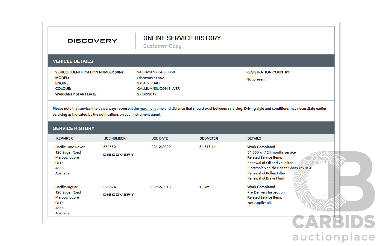 11/2018 Land Rover Discovery SD4 SE (177kW 4WD) L462 MY19 4d Wagon Silicon Silver Metallic (Matt Black Wrap) Turbo Diesel 2.0L