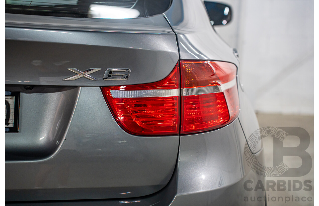 06/2009 BMW X6 xDrive35i (AWD) E71 4d Coupe Space Grey Metallic Turbo 3.0L
