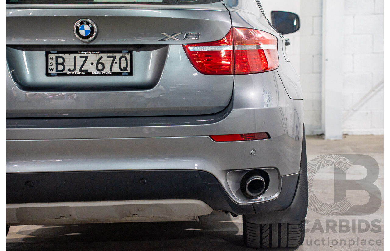 06/2009 BMW X6 xDrive35i (AWD) E71 4d Coupe Space Grey Metallic Turbo 3.0L