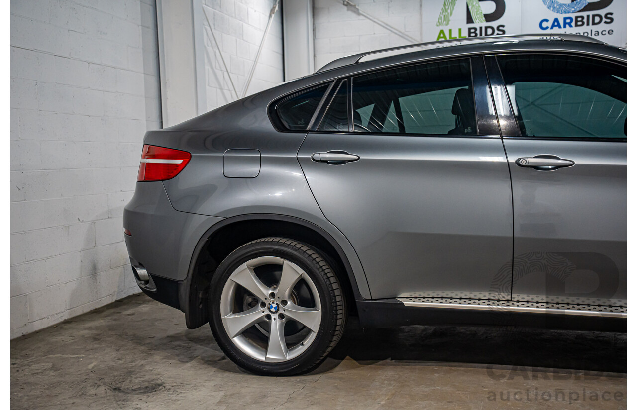 06/2009 BMW X6 xDrive35i (AWD) E71 4d Coupe Space Grey Metallic Turbo 3.0L