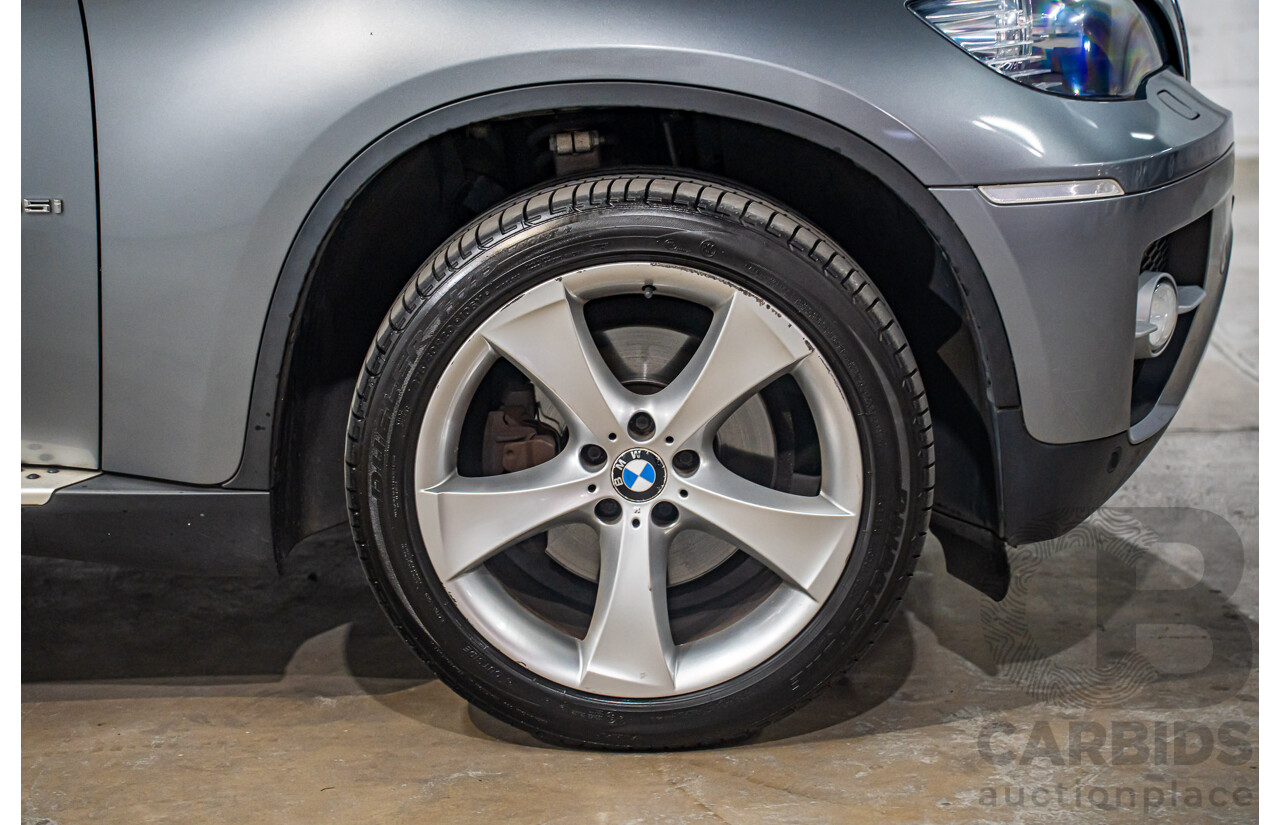 06/2009 BMW X6 xDrive35i (AWD) E71 4d Coupe Space Grey Metallic Turbo 3.0L