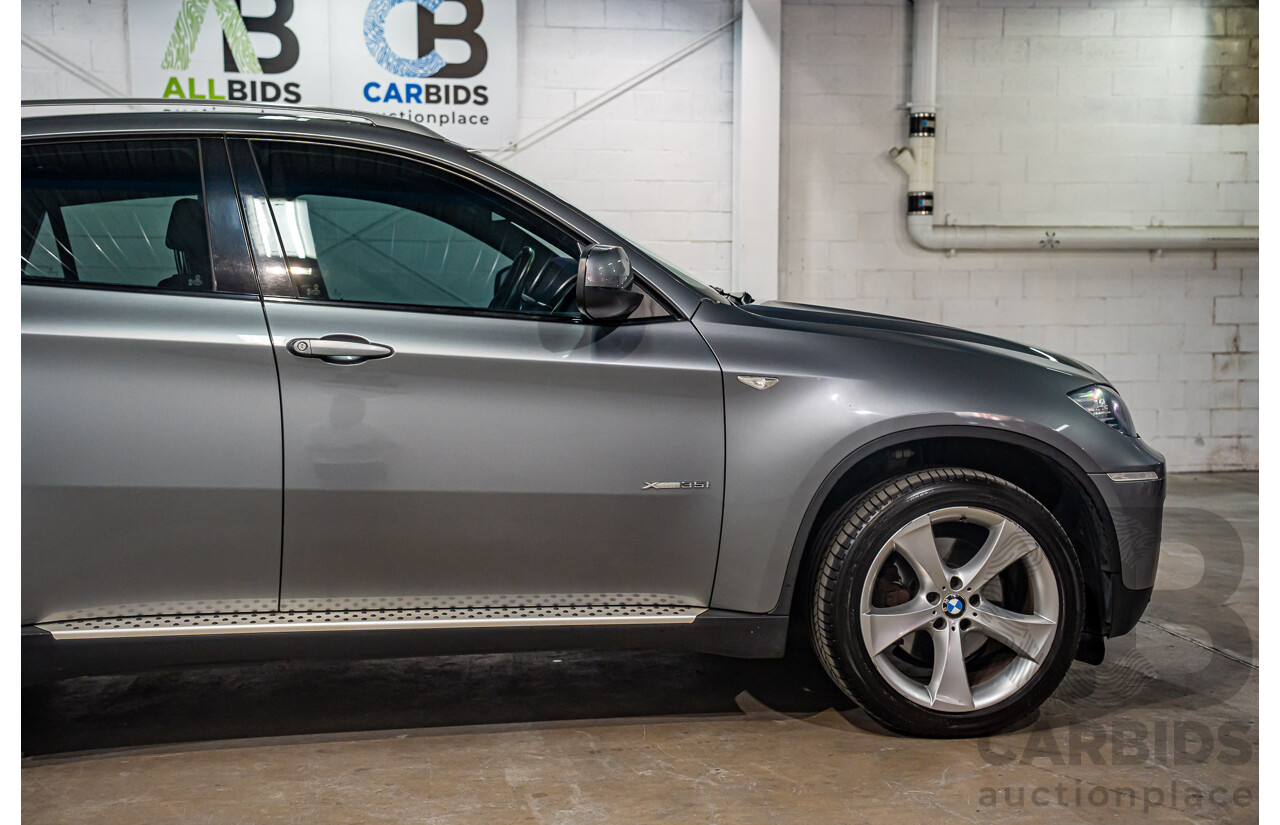 06/2009 BMW X6 xDrive35i (AWD) E71 4d Coupe Space Grey Metallic Turbo 3.0L