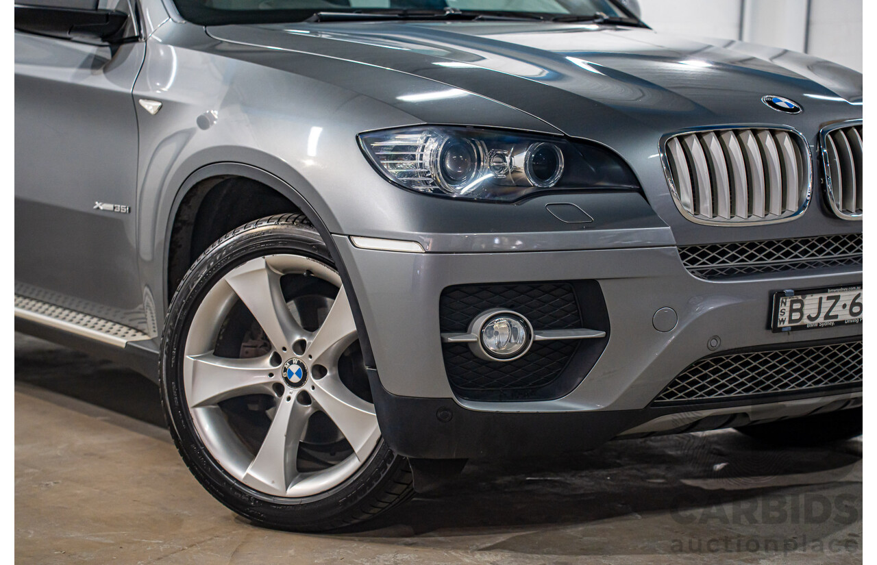06/2009 BMW X6 xDrive35i (AWD) E71 4d Coupe Space Grey Metallic Turbo 3.0L
