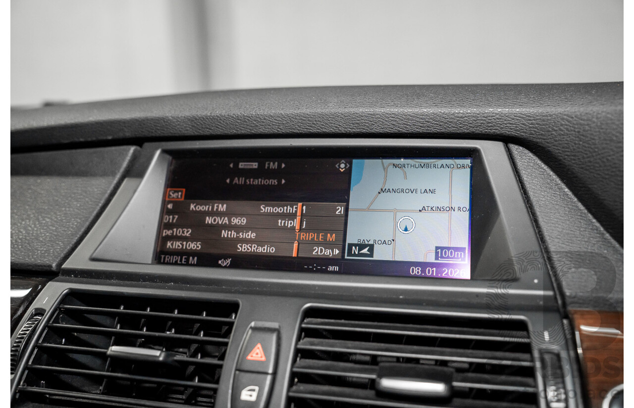 06/2009 BMW X6 xDrive35i (AWD) E71 4d Coupe Space Grey Metallic Turbo 3.0L