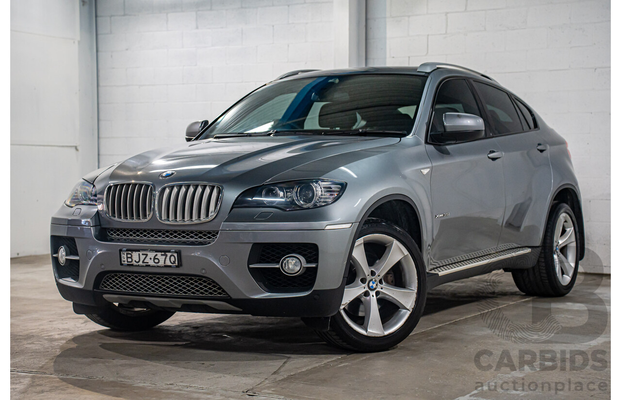 06/2009 BMW X6 xDrive35i (AWD) E71 4d Coupe Space Grey Metallic Turbo 3.0L