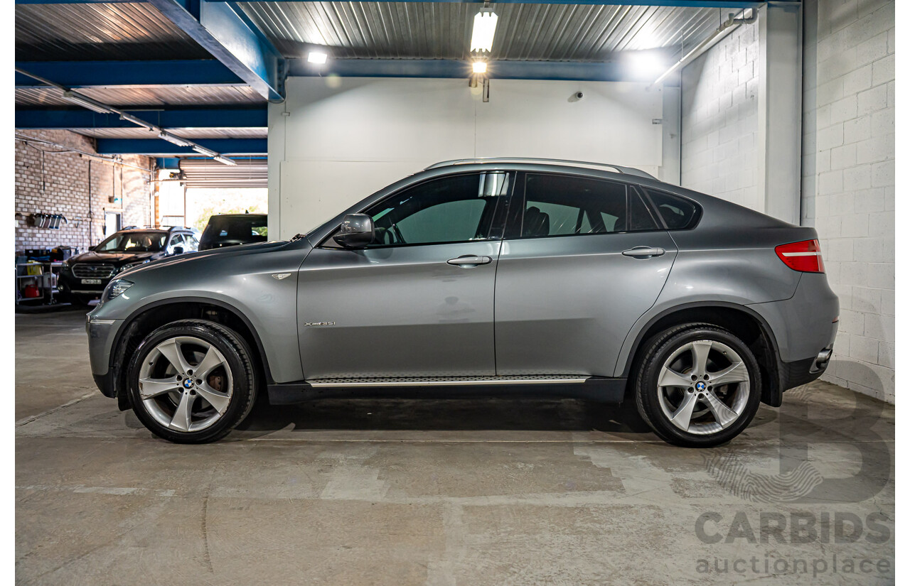 06/2009 BMW X6 xDrive35i (AWD) E71 4d Coupe Space Grey Metallic Turbo 3.0L