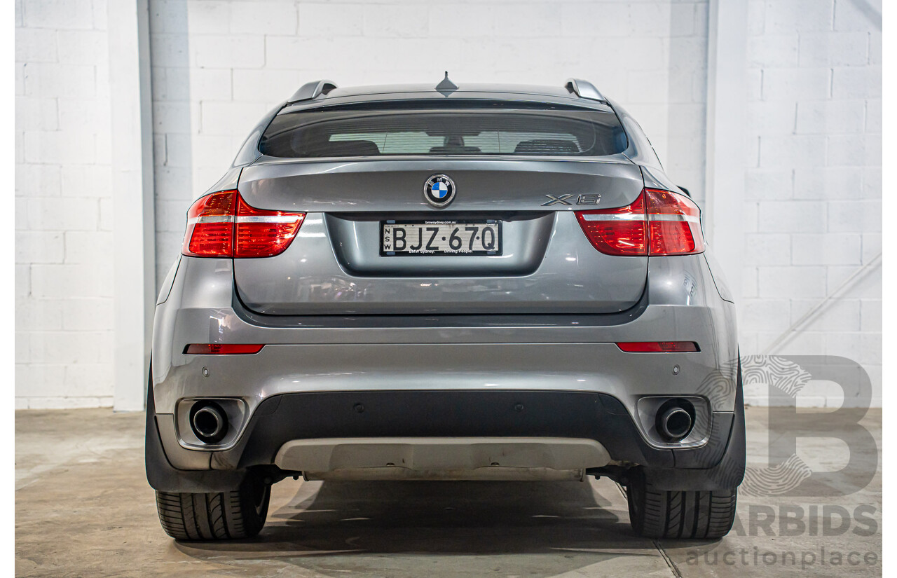 06/2009 BMW X6 xDrive35i (AWD) E71 4d Coupe Space Grey Metallic Turbo 3.0L
