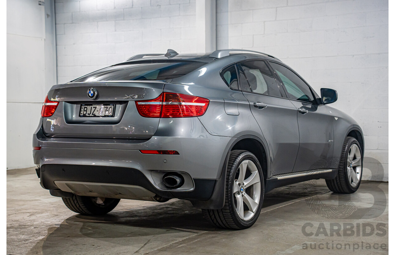 06/2009 BMW X6 xDrive35i (AWD) E71 4d Coupe Space Grey Metallic Turbo 3.0L