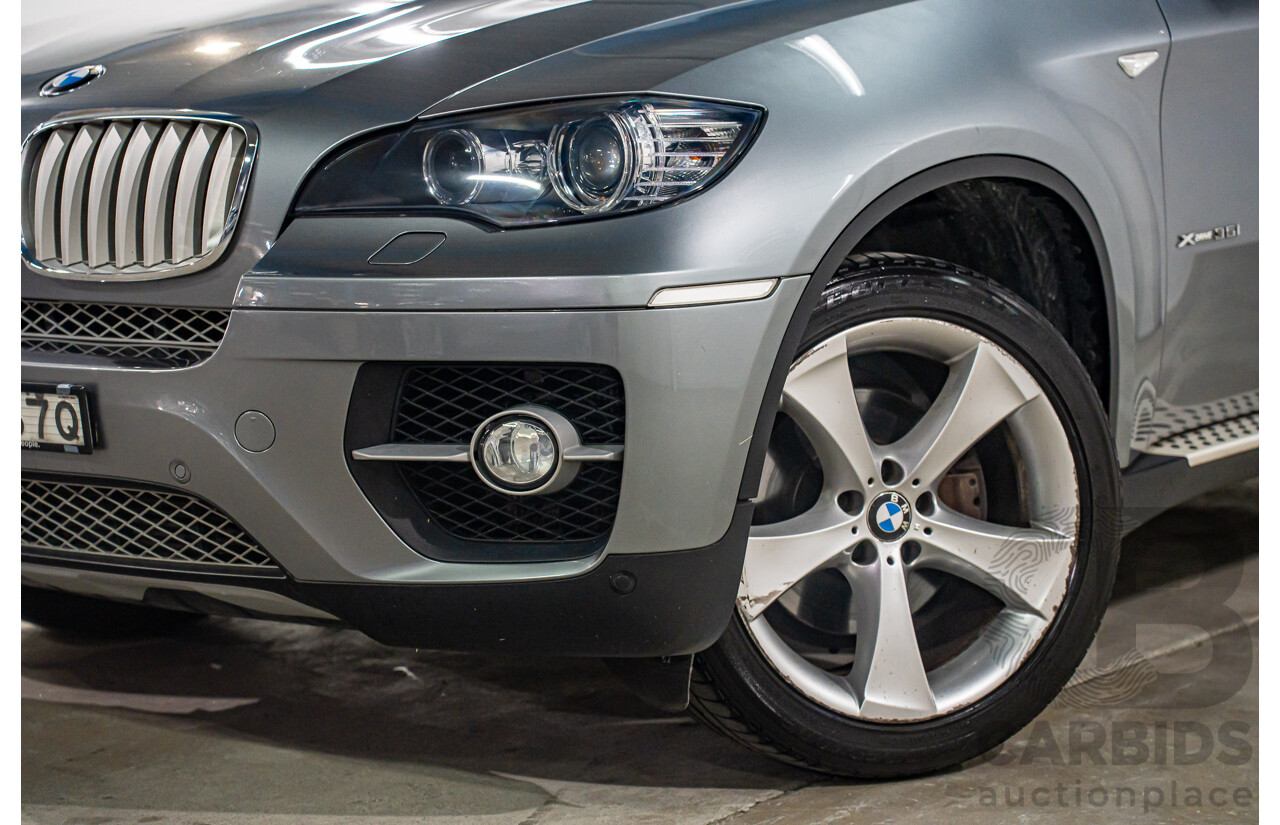 06/2009 BMW X6 xDrive35i (AWD) E71 4d Coupe Space Grey Metallic Turbo 3.0L