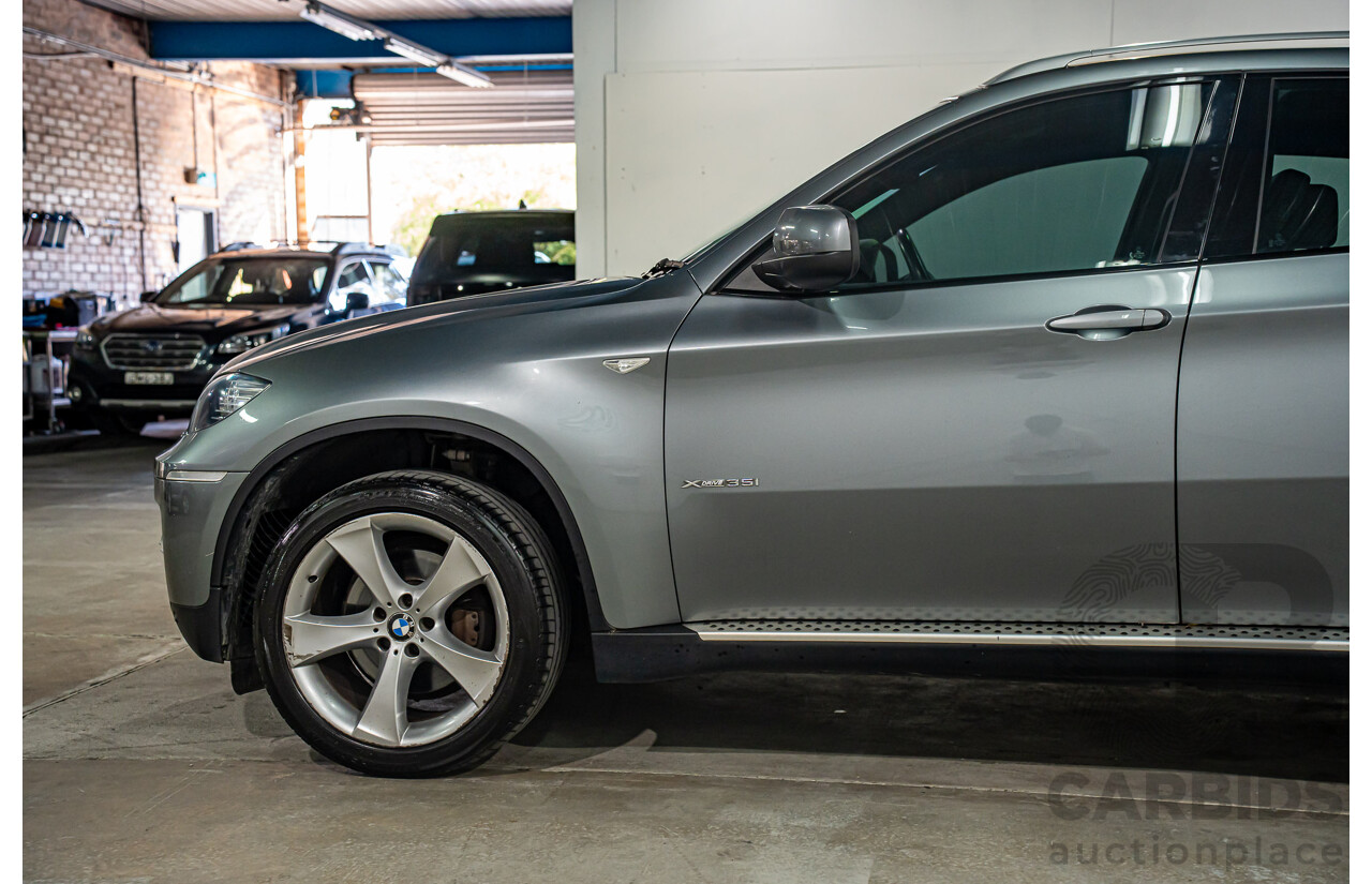06/2009 BMW X6 xDrive35i (AWD) E71 4d Coupe Space Grey Metallic Turbo 3.0L
