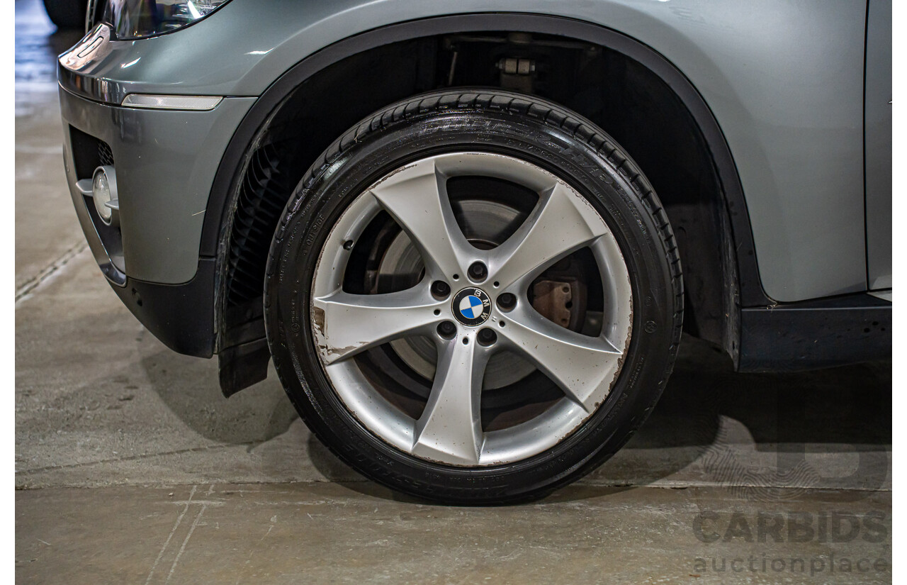 06/2009 BMW X6 xDrive35i (AWD) E71 4d Coupe Space Grey Metallic Turbo 3.0L