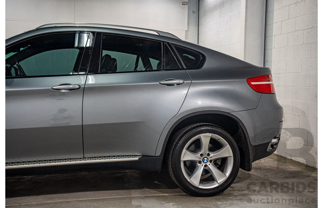06/2009 BMW X6 xDrive35i (AWD) E71 4d Coupe Space Grey Metallic Turbo 3.0L