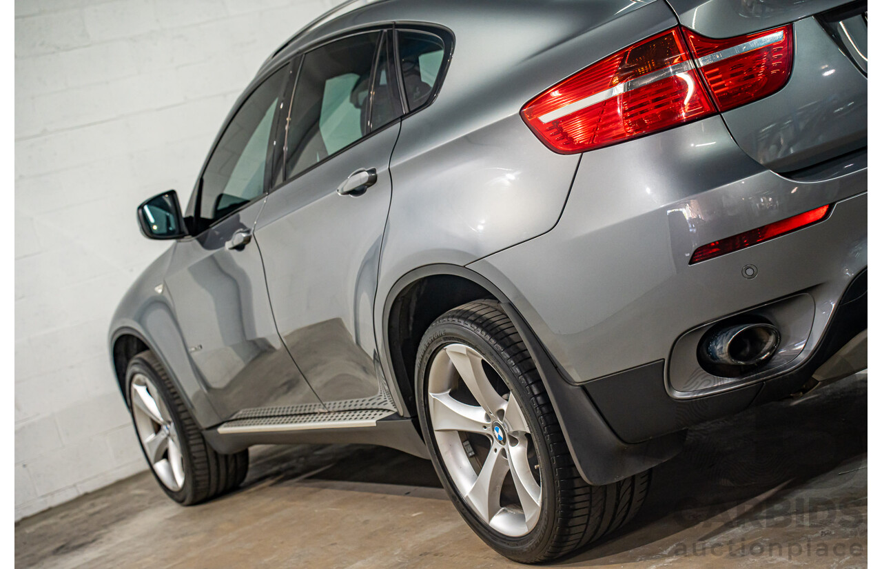 06/2009 BMW X6 xDrive35i (AWD) E71 4d Coupe Space Grey Metallic Turbo 3.0L
