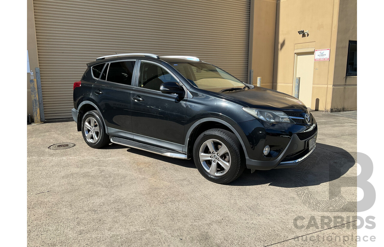 4/2015 Toyota Rav4 GXL (2WD) ZSA42R MY14 Upgrade 4d Wagon Black 2.0L