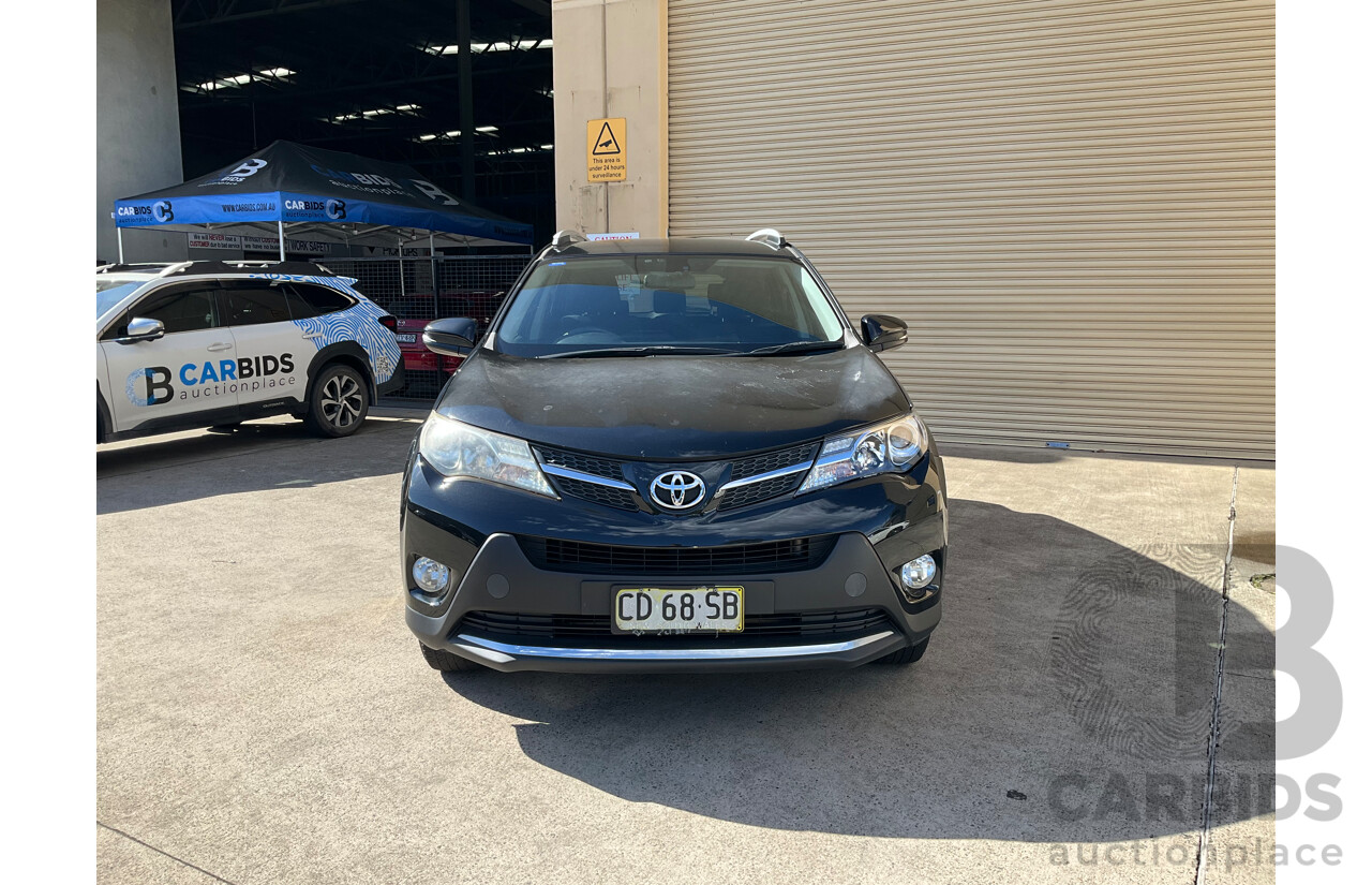 4/2015 Toyota Rav4 GXL (2WD) ZSA42R MY14 Upgrade 4d Wagon Black 2.0L