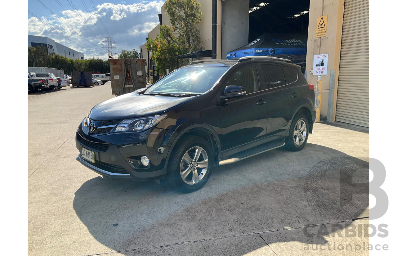 4/2015 Toyota Rav4 GXL (2WD) ZSA42R MY14 Upgrade 4d Wagon Black 2.0L