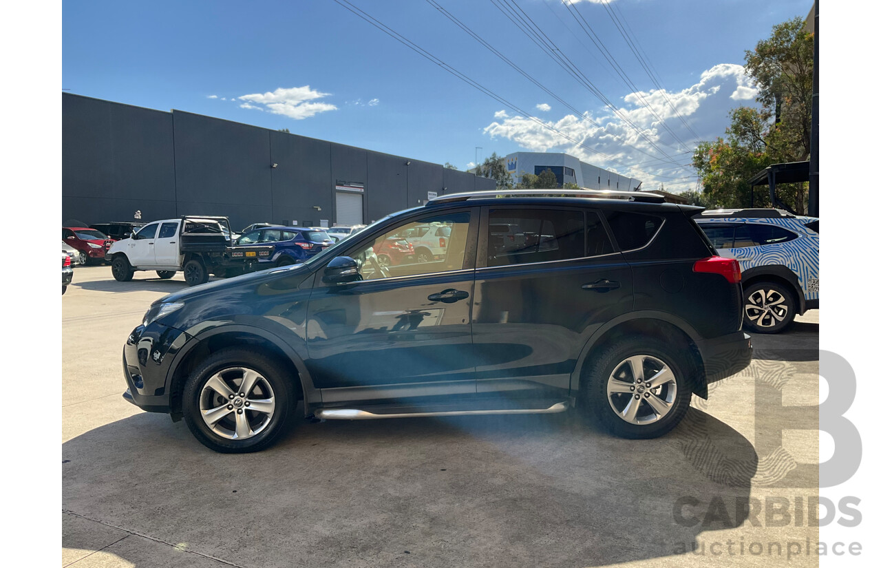 4/2015 Toyota Rav4 GXL (2WD) ZSA42R MY14 Upgrade 4d Wagon Black 2.0L