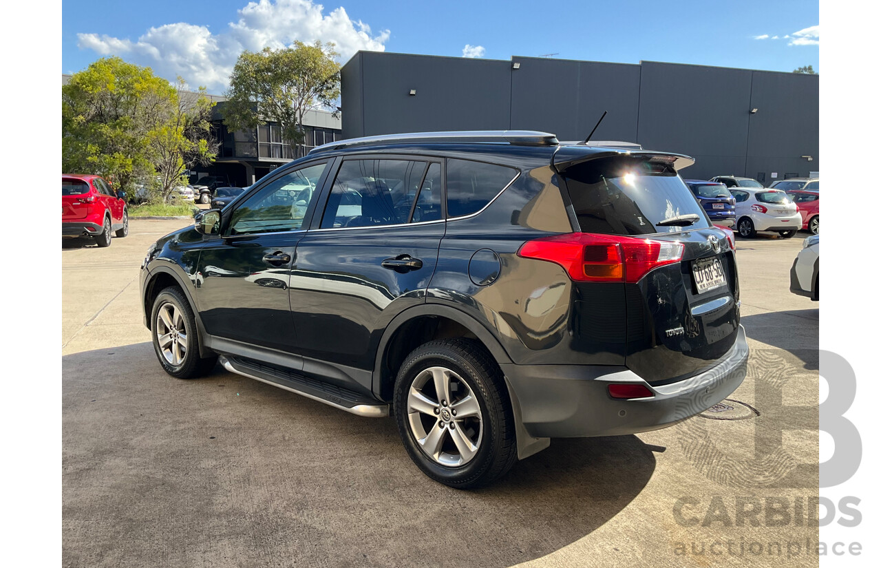 4/2015 Toyota Rav4 GXL (2WD) ZSA42R MY14 Upgrade 4d Wagon Black 2.0L