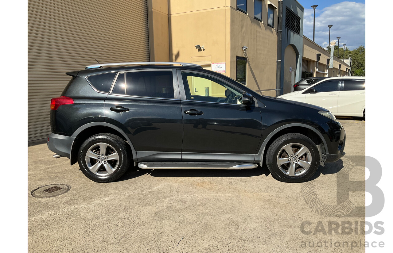 4/2015 Toyota Rav4 GXL (2WD) ZSA42R MY14 Upgrade 4d Wagon Black 2.0L