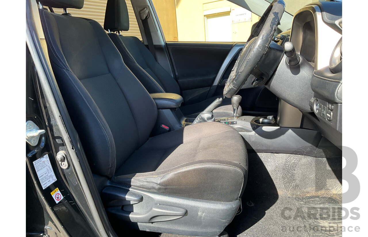 4/2015 Toyota Rav4 GXL (2WD) ZSA42R MY14 Upgrade 4d Wagon Black 2.0L