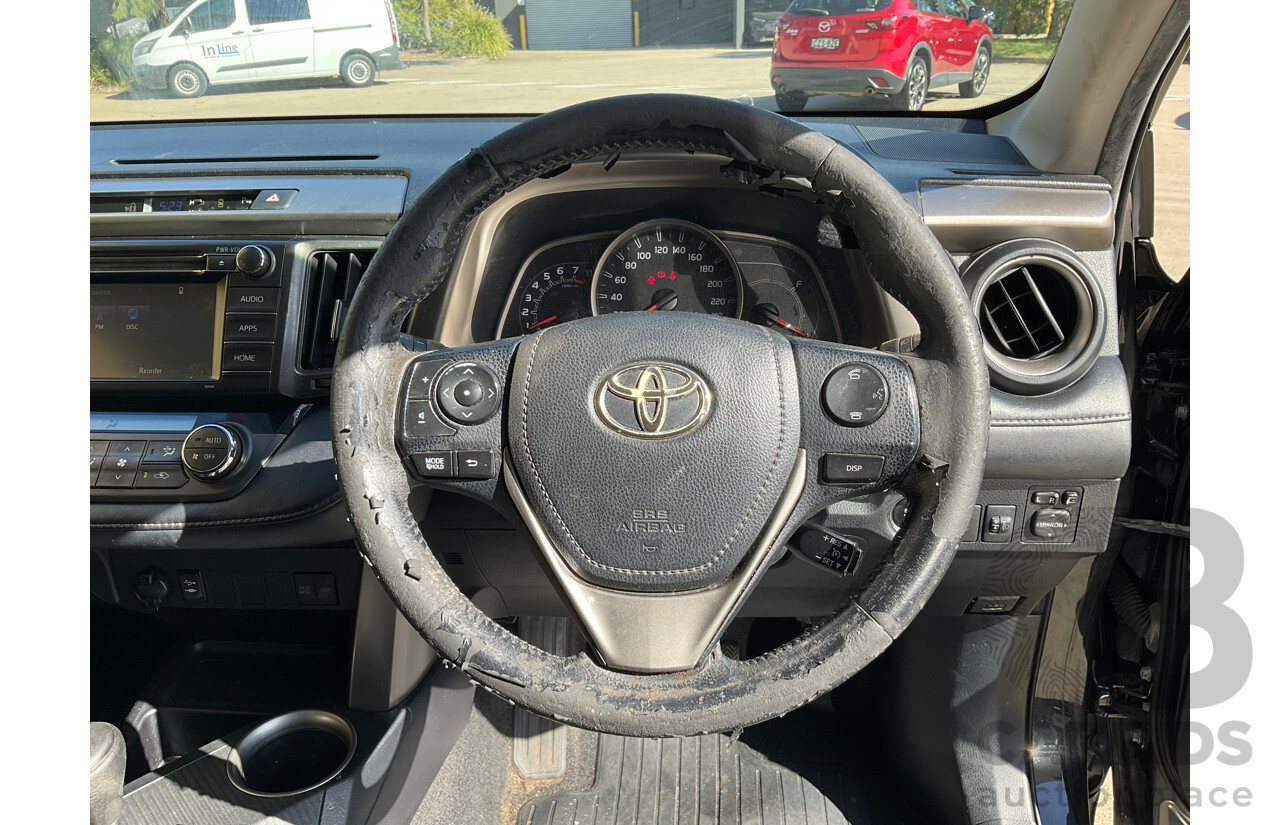 4/2015 Toyota Rav4 GXL (2WD) ZSA42R MY14 Upgrade 4d Wagon Black 2.0L