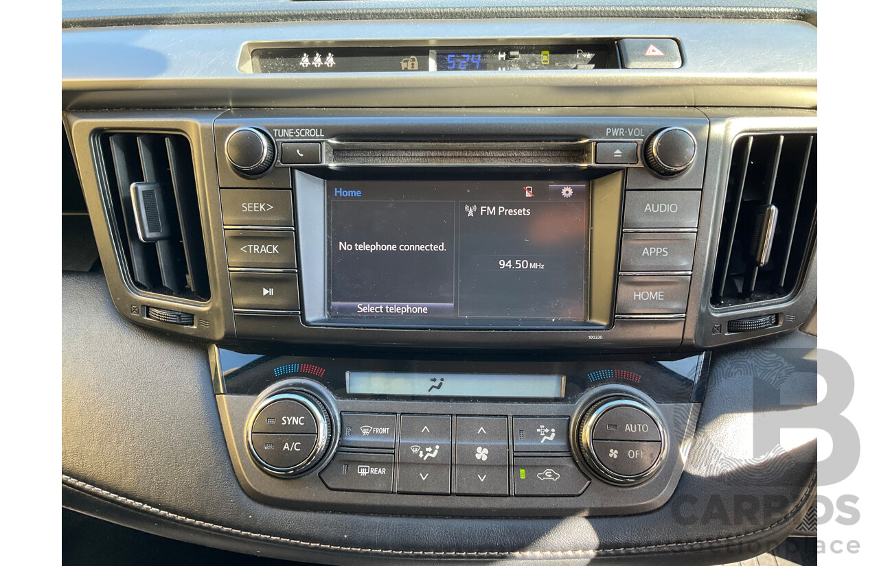 4/2015 Toyota Rav4 GXL (2WD) ZSA42R MY14 Upgrade 4d Wagon Black 2.0L