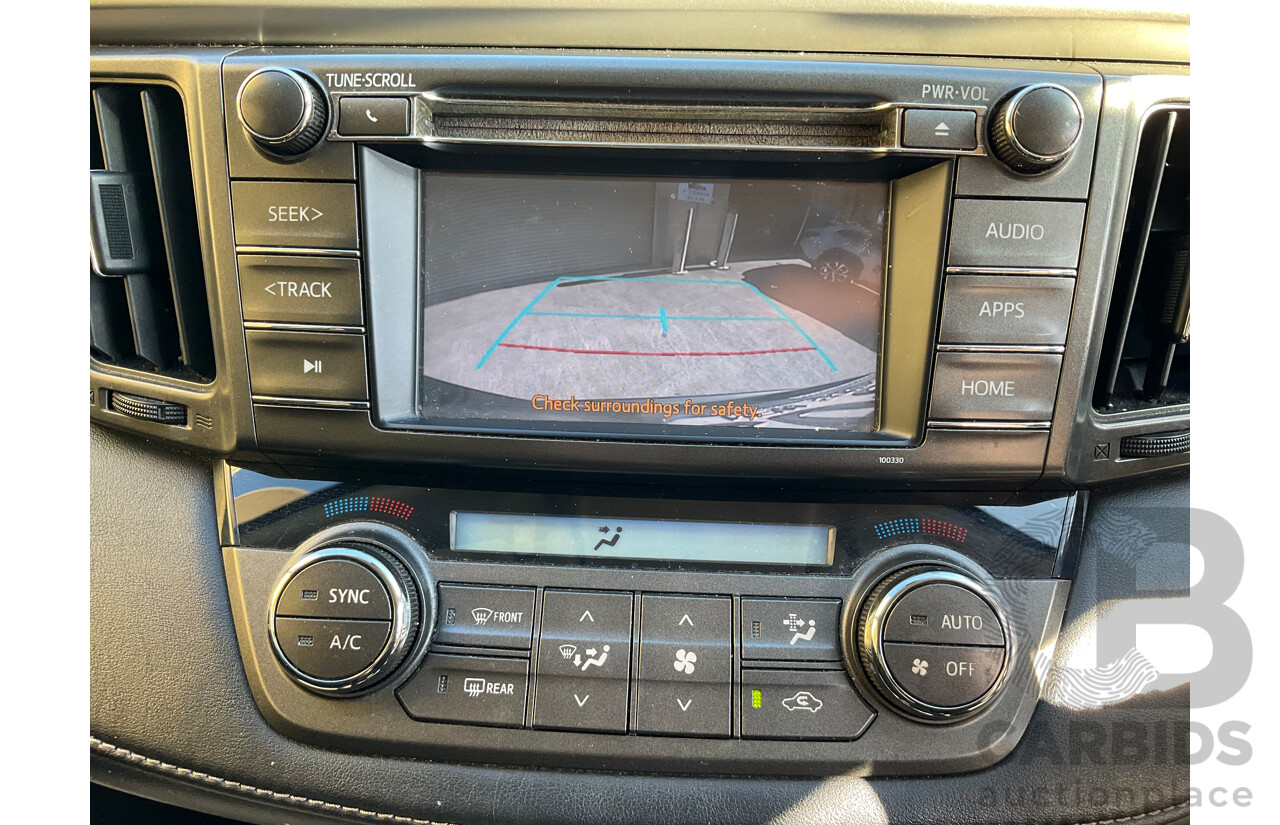 4/2015 Toyota Rav4 GXL (2WD) ZSA42R MY14 Upgrade 4d Wagon Black 2.0L