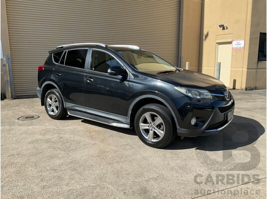 4/2015 Toyota Rav4 GXL (2WD) ZSA42R MY14 Upgrade 4d Wagon Black 2.0L