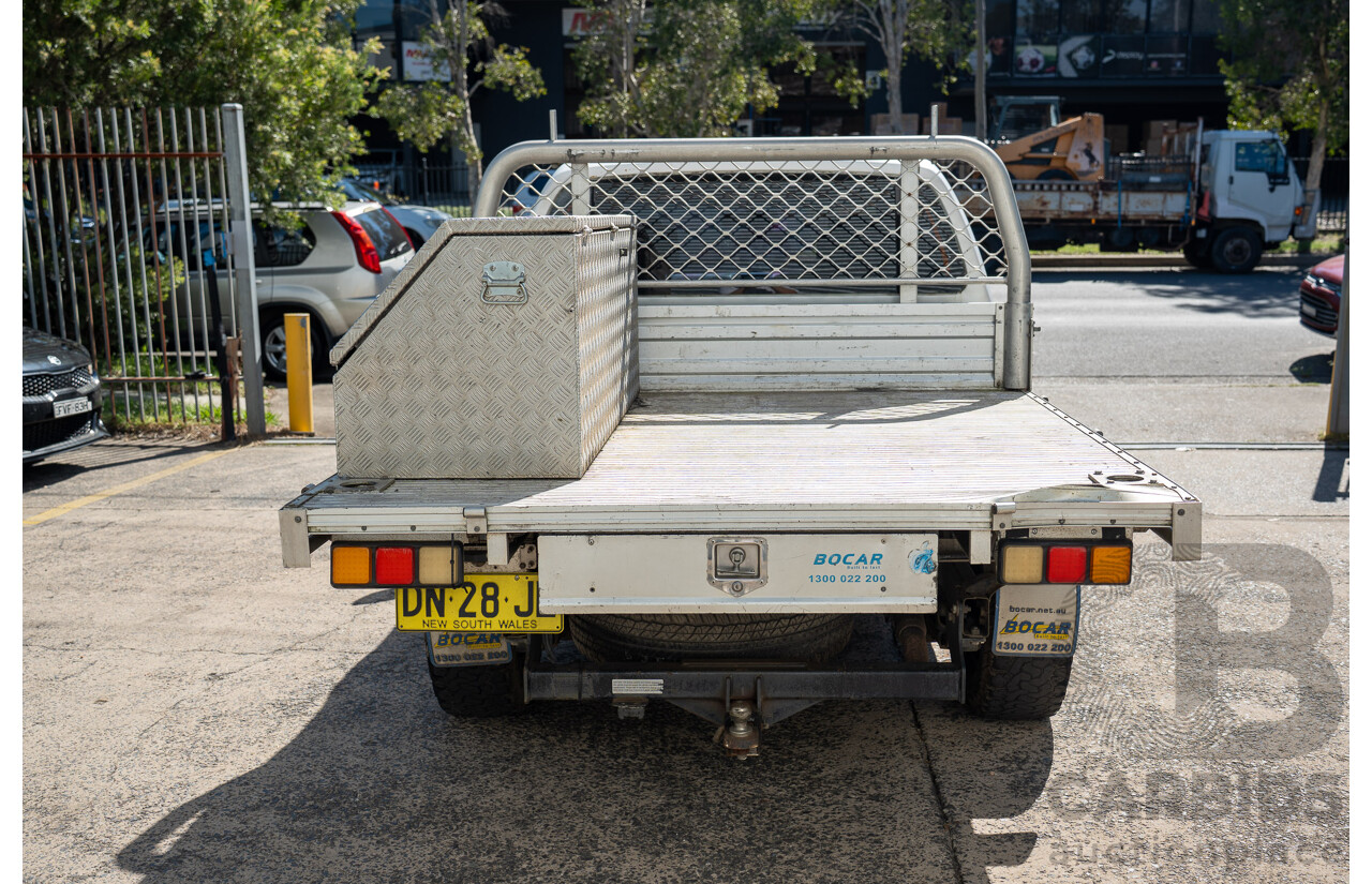 3/2013 Nissan Navara RX (4x2) D40 MY11 Dual Cab P/Up White 2.5L