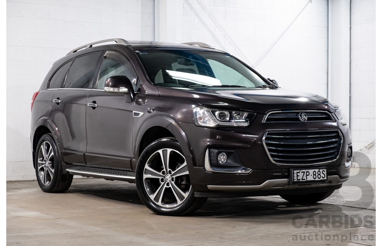 7/2017 Holden Captiva 7 LTZ (AWD) CG MY15 4d Wagon Burnt Coconut Brown Turbo Diesel 2.2L - 7 Seater