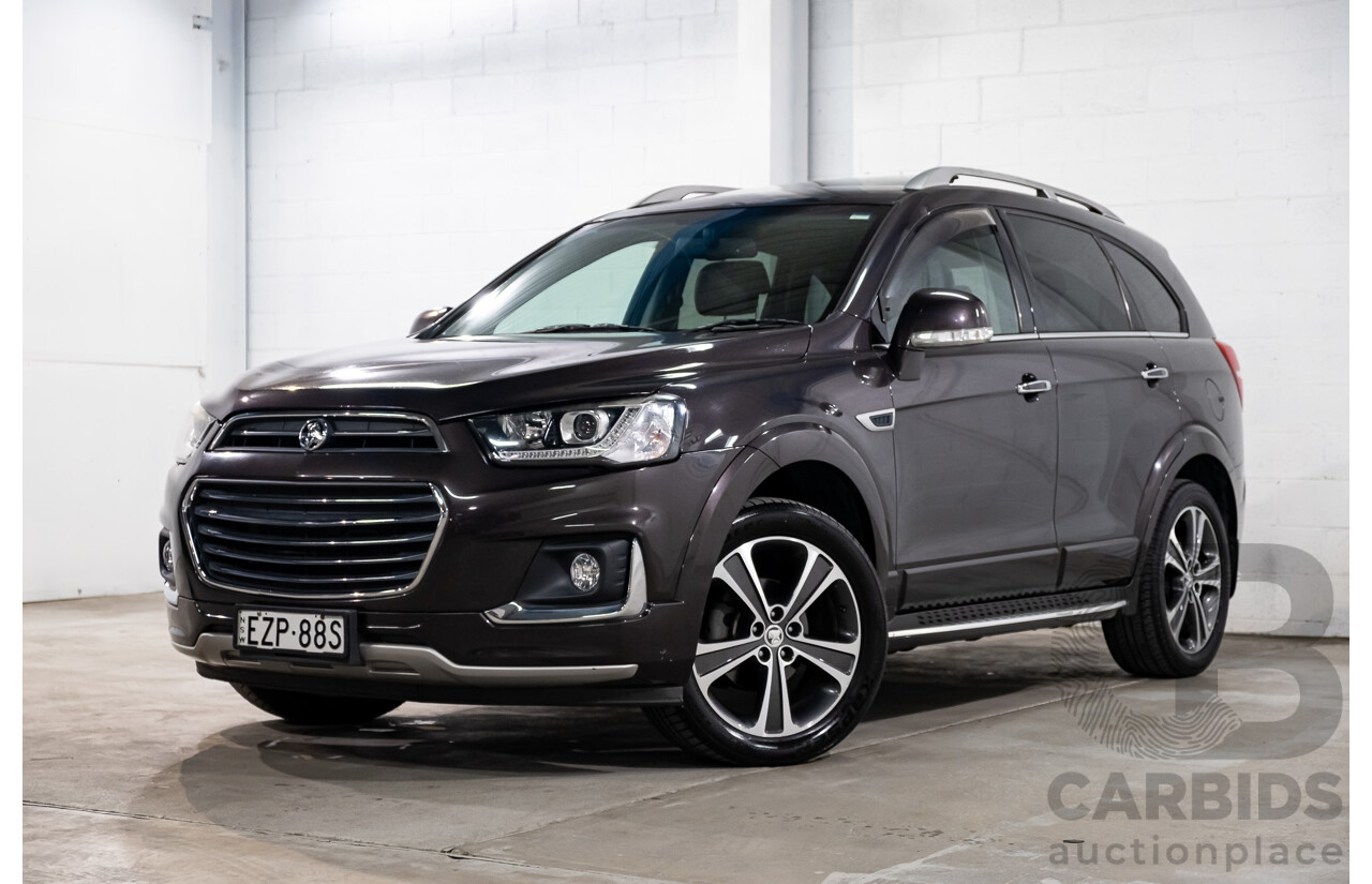 7/2017 Holden Captiva 7 LTZ (AWD) CG MY15 4d Wagon Burnt Coconut Brown Turbo Diesel 2.2L - 7 Seater
