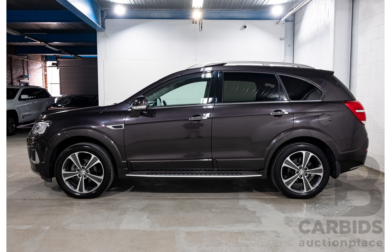 7/2017 Holden Captiva 7 LTZ (AWD) CG MY15 4d Wagon Burnt Coconut Brown Turbo Diesel 2.2L - 7 Seater