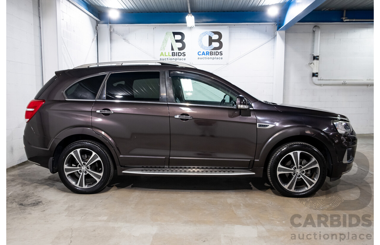 7/2017 Holden Captiva 7 LTZ (AWD) CG MY15 4d Wagon Burnt Coconut Brown Turbo Diesel 2.2L - 7 Seater