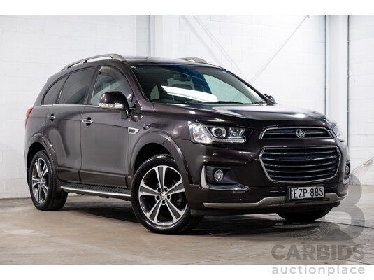 7/2017 Holden Captiva 7 LTZ (AWD) CG MY15 4d Wagon Burnt Coconut Brown Turbo Diesel 2.2L - 7 Seater