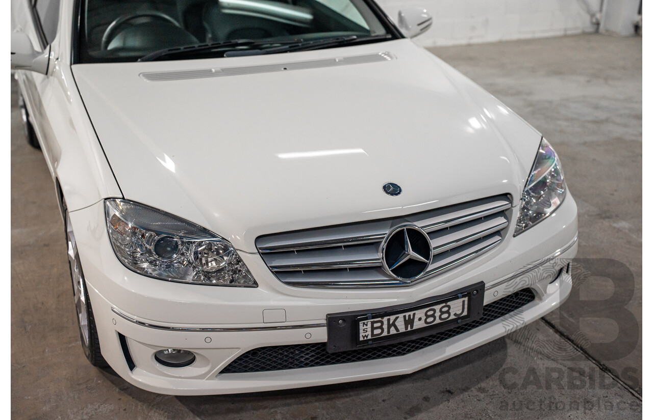7/2009 Mercedes-Benz CLC 200 Kompressor 203 2d Coupe Calcite White Supercharged 1.8L