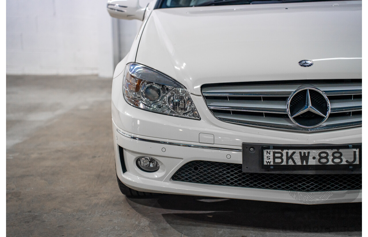 7/2009 Mercedes-Benz CLC 200 Kompressor 203 2d Coupe Calcite White Supercharged 1.8L