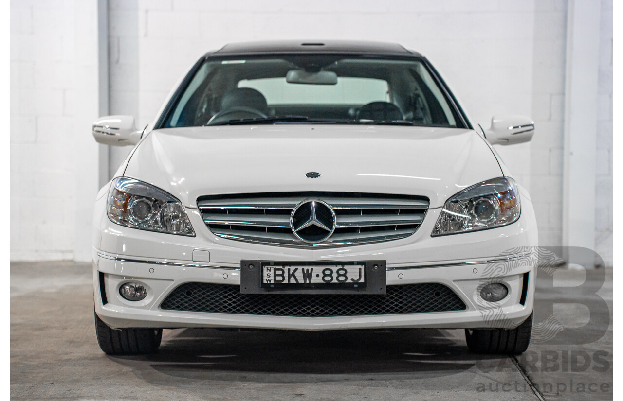 7/2009 Mercedes-Benz CLC 200 Kompressor 203 2d Coupe Calcite White Supercharged 1.8L