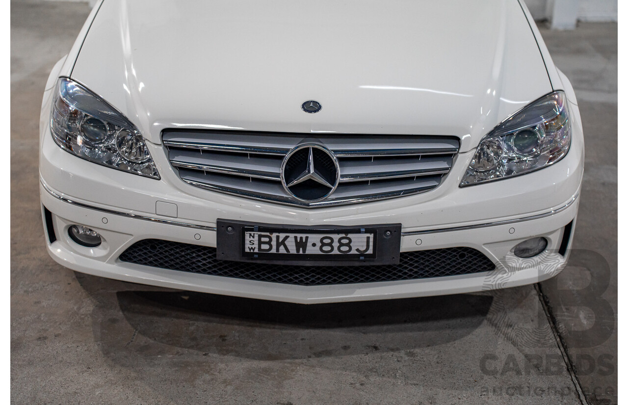 7/2009 Mercedes-Benz CLC 200 Kompressor 203 2d Coupe Calcite White Supercharged 1.8L