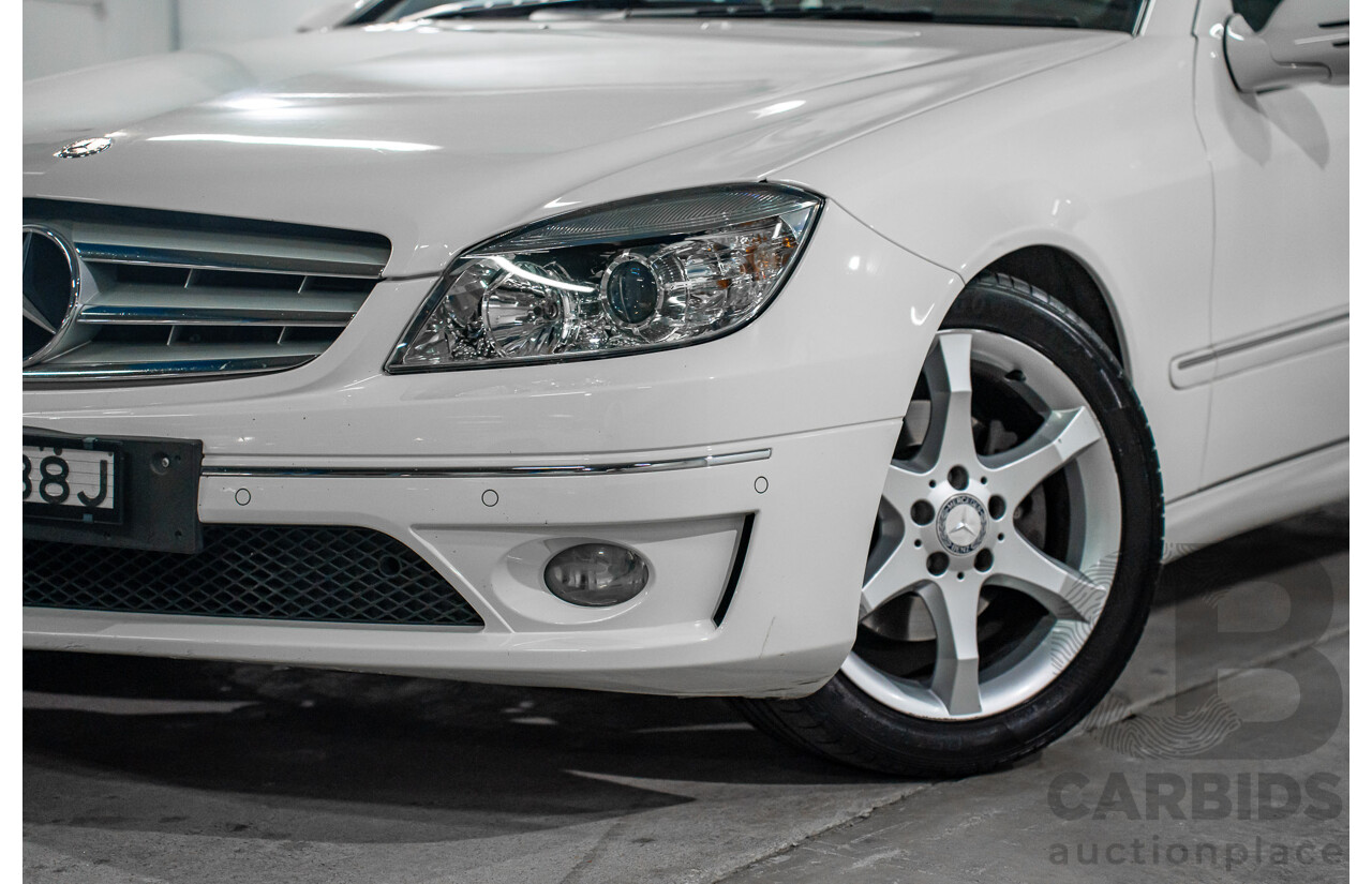 7/2009 Mercedes-Benz CLC 200 Kompressor 203 2d Coupe Calcite White Supercharged 1.8L