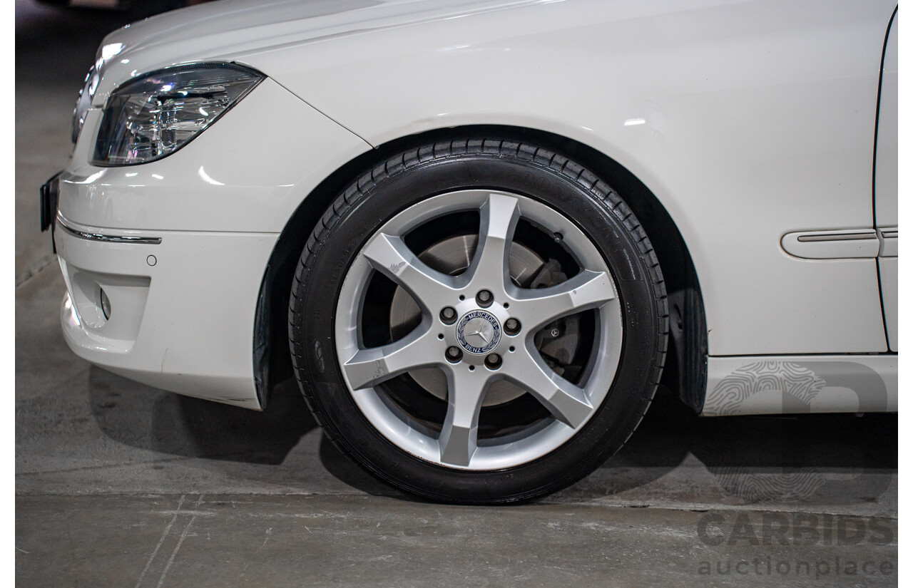 7/2009 Mercedes-Benz CLC 200 Kompressor 203 2d Coupe Calcite White Supercharged 1.8L